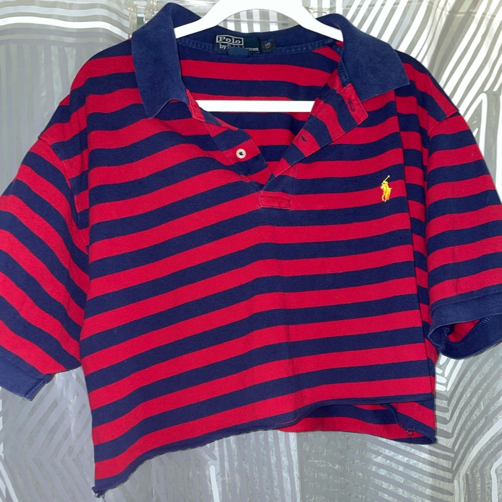 cropped polo Ralph lauren collared shirt!